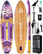 11'6"x35" Inflatable Paddle Board, 450lbs Extra Wide Stand Up Sup Board for Adults, Blow Up Paddleboard Kayak Non-Slip Stable Deck Boat for Yoga Fishing Surf