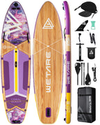 11'6"x35" Inflatable Paddle Board, 450lbs Extra Wide Stand Up Sup Board for Adults, Blow Up Paddleboard Kayak Non-Slip Stable Deck Boat for Yoga Fishing Surf